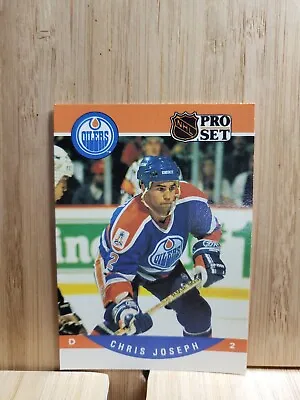 CHRIS JOSEPH🏆1990 Pro Set Series II #443 OILERS NHL Hockey Card🏆 • $4