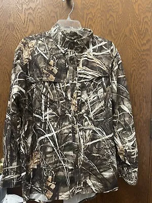 Drake Waterfowl Max 4 Button Up Hunting Shirt Medium • $40