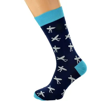 Mad About Surfing Surfer Woven Design Mens Socks X6HL011 • £5.49