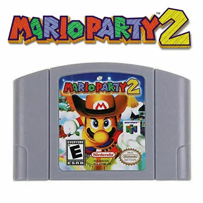 For Nintendo N64 Mario Party 2 Video Game Cartridge Console Card US Version • $16.19