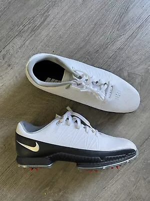 Nike Air Zoom Attack Golf Shoes Mens 10.5 White Black Athletic 853739-101 • $42