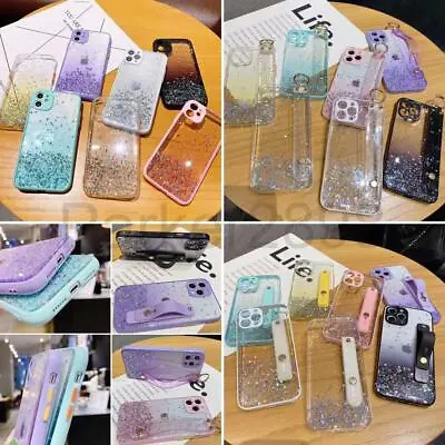 Glitter Case For IPhone 12 11 Pro XR XS Max 8 7 Plus Shockproof TPU Strap Belt • $7.69