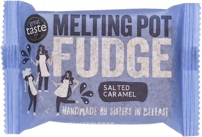 Melting Pot Fudge - Handmade Salted Caramel Fudge 90g - Great Taste Award Winner • £5.52
