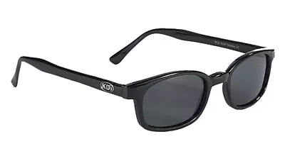 Original X-KD's Biker Shades Sunglasses Black Frames W/ Smoked Lenses • $12.99