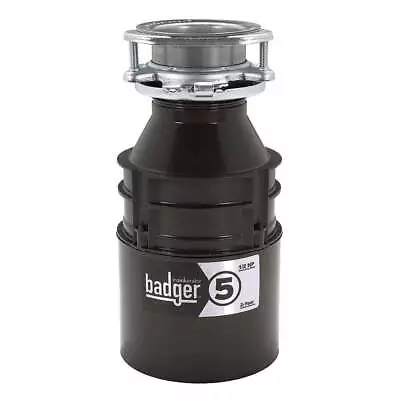 InSinkErator Badger 5 1/2 Hp Garbage Disposal - Black (BADGER 5 W/C) • $90.50