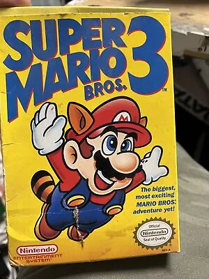 Nintendo Super Mario Bros 3 1990 NES Empty BOX ONLY (No Game) • $59.99