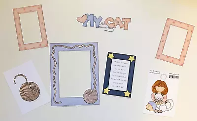 My Mind's Eye My Cat Scrapbook Die Cuts Frames 7 Piece Set • $5