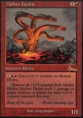 MTG - Molten Hydra - Urza's Legacy - MP English Magic FLAT RATE SHIP • $2.87