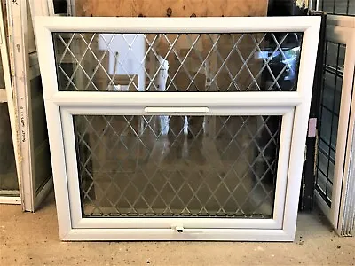 Lead Lined Clear  UPVC DOUBLE GLAZED WINDOW UPVC Size H 108.5 X W 120.5  (MJ120) • £114