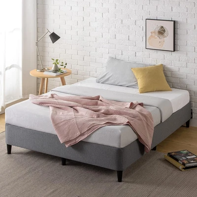 $267.85 • Buy Queen Bed Frame,  Upholstery Bed Base Ensemble, Dark Grey