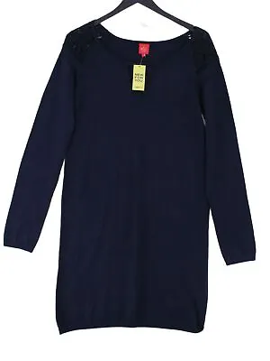 £17.50 • Buy Miss By Captain Tortue Women's Midi Dress UK 10 Blue Viscose