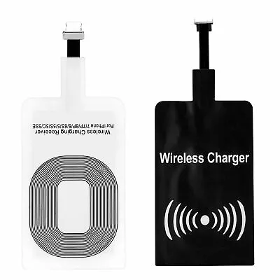 New Wireless Charger Receiver For Samsung Huawei Android Type-C Micro USB 1/2 • $2.94