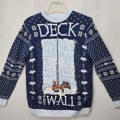 Game Of Thrones X-Large Sweater Deck The Wall Ugly Christmas Sweater 100% Cotton • $10