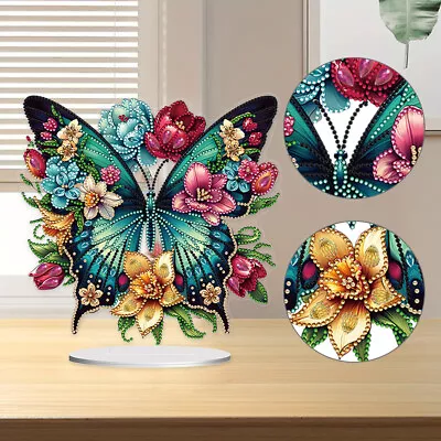 Butterfly Diamond Painting Desktop Decorations Animal Special Shaped • $15.99