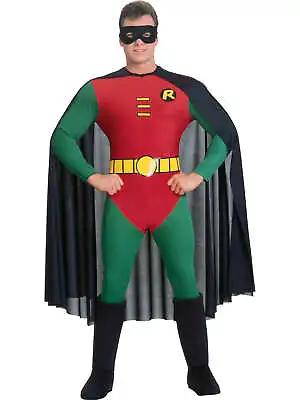 £40.14 • Buy Mens Robin Costume DC Comics Superhero Batman Adult Halloween Fancy Dress Outfit