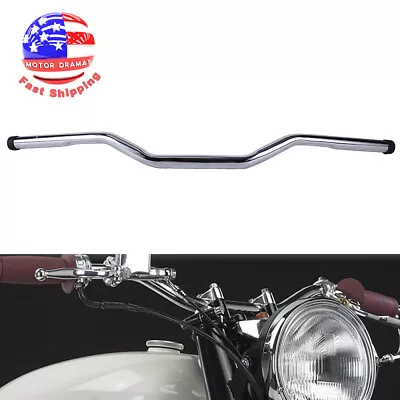 1  Chrome Motorcycle Tracker Handlebar Z-Drag Bar For Harley Honda Suzuki Yamaha • $44.13