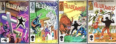 Fallen Angels 4 Issue Marvel Comic Bundle New Mutants 1987 Bagged & Boarded • £5.99