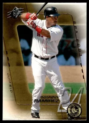 2001 Upper Deck Baseball Card Manny Ramirez Boston Red Sox #25 • $1.50