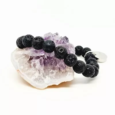 Aromatherapy Lava Volcanic Rock Bracelet Zodiac Aries + Scorpio • $45