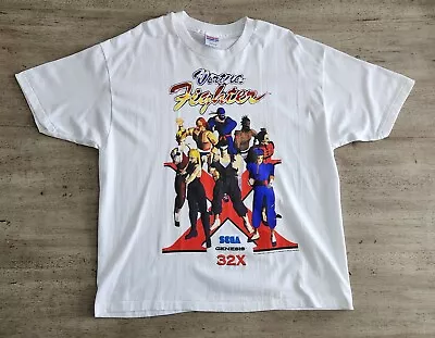 Vintage 90s Sega Genesis 32x Virtua Fighter Game Promo T-shirt XL BRAND NEW 1995 • $89.99