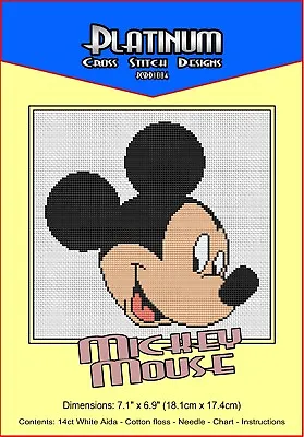 £9.99 • Buy Disney Mickey Mouse Counted Cross Stitch Kit 14ct Disney TV And Film Cartoon
