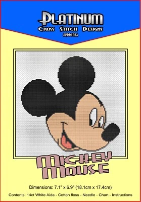 £9.99 • Buy Disney Mickey Mouse Counted Cross Stitch Kit 14ct Disney TV And Film Cartoon