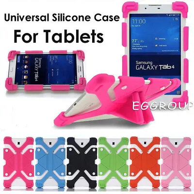 Universal 7  8  10  10.1  Tablets PC Protective Shockproof Silicone Cover Case • $11.99