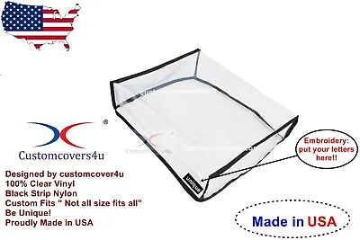 Customcovers4ucom Clear Dust Cover Fits Akai MPC2500 / MPC2000XLMCD + EMBROIDERY • $26.99