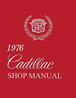 1976 Cadillac Shop Manual • $71