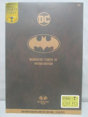DC Multiverse MERCILESS EARTH-12 Patina Edition McFarlane Gold Label Exclusive • $44.99