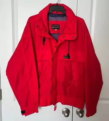 Stylish Men’s CB Sports Windbreaker Jacket XL Dual Full Zip And Button Closure • $39.95