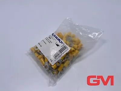 Ve 99x Klauke Insulated Crimp Terminals 6505 Solderless Terminals 4-6mm ² Yellow • $46.93