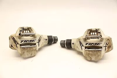 Time Atac XC 9 Clipless Pedals White Double Sided Made In France • $34.97