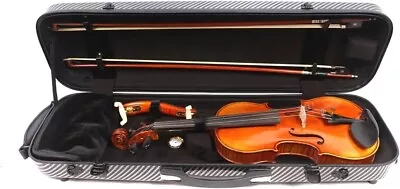 Used Yinfente Advance Violin Case 4/4 Carbon Fiber Cases Hard Shell For Violin • $89.99