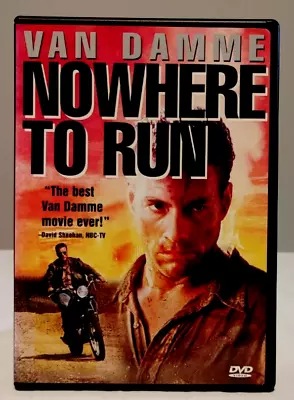 Nowhere To Run (DVD 1993) Jean-Claude Van Damme. Free Shipping!  • $7.50