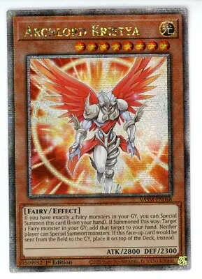 Archlord Kristya - VASM-EN048 - Quarter Century Secret Rare - 1st Edition - M/NM • $94.95