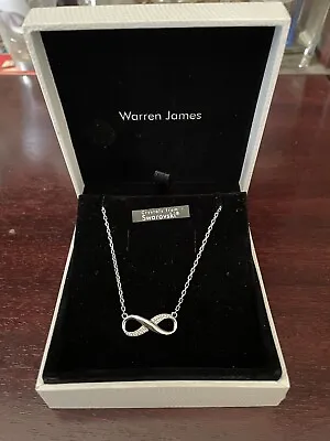 Warren James Swarovski Infinity Pendant • £15
