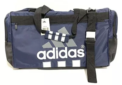 Adidas Large Duffel Bag Gym Sport Shoulder Trainer Vtg 20x13x12 MEDALIST SOCCER • $88