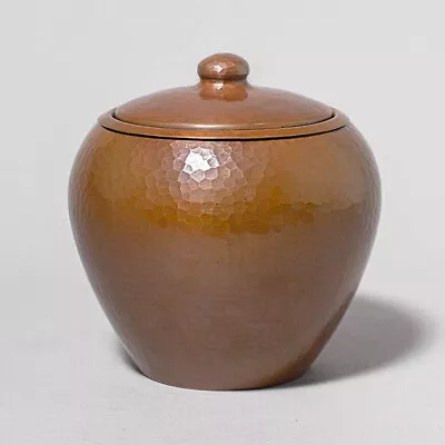 Hand-hammered Copper “Van Erp”-style Acorn Box • $165