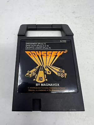 Magnavox Odyssey 2 Speedway! Spin-Out! Crypto-Logic! • $7.99