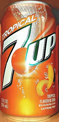 NEW And LIMITED 7-up Tropical Flavor. 1x12oz Single Can With FREE Ship BB 3/24 • $21.90
