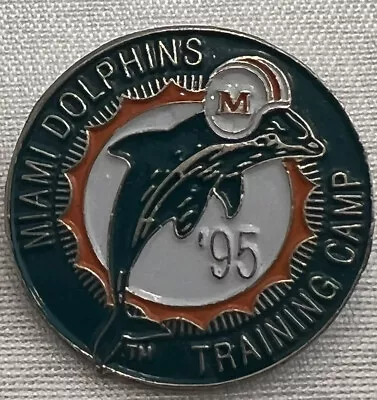 Vintage 1995 Miami Dolphins Training Camp Pin - NFLP 1995 • $16.69