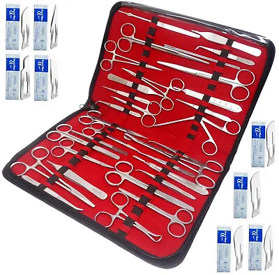 112 Pcs US Military Field Minor Surgery Surgical Veterinary Instruments Kit • $53.99