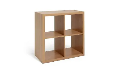 Habitat Squares Plus 4 Cube Storage Unit - Oak Effect • £59.99