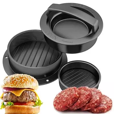 Stuffed Hamburger Press Patty Maker Beef Veggie Burger Slider Patty Mold • $10.68