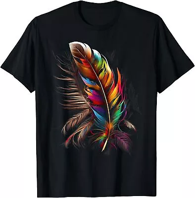 Feather Southwest Native American Indian Tribal T-Shirt MADE IN USA • $13.73