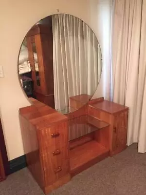 $1200 • Buy Stunning 1930s Art Deco Dressing Table, Fully Restored