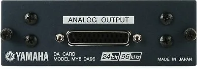 Yamaha MY8DA96 8-channel 96kHz Analog Output Card • $450