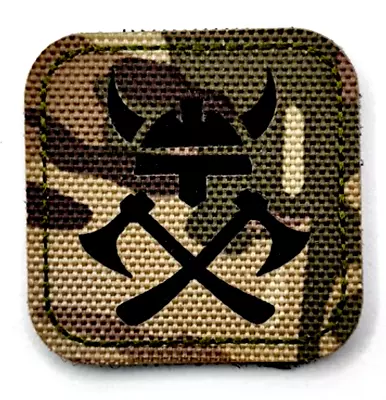 £5.95 • Buy Viking Axe Warrior Multicam Patch Official Velcro® Military Combat IR Reflective