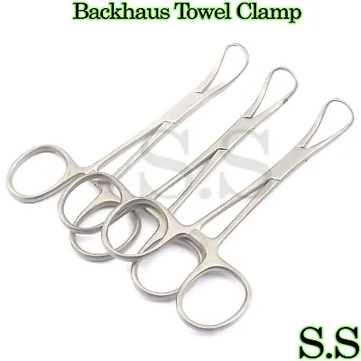3 Backhaus Towel Clamp 4.5  Surgical Medical Instruments • $7.50